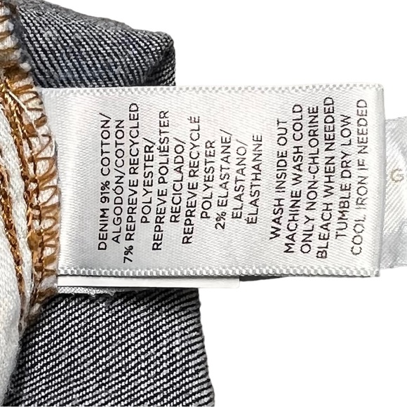 LOFT Sustainable Style Skinny Stretchy Dark Denim Jeans, Woman’s size 4 - Picture 10 of 15